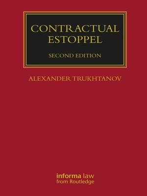 cover image of Contractual Estoppel